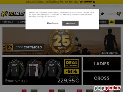 15% Off Sitewide at FC-Moto Coupon Code