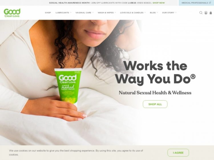 20% Off Intimacy Products at Good Clean Love Coupon Code