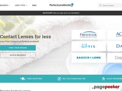 10% Off Any Order at PerfectLensWorld Coupon Code
