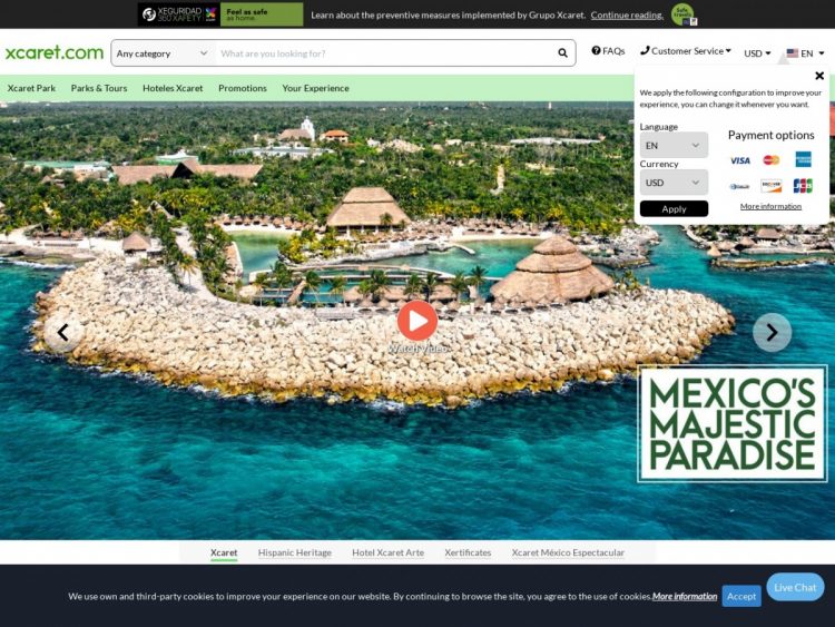 $5 Off Xenses Admission at Experiencias Xcaret Coupon Code