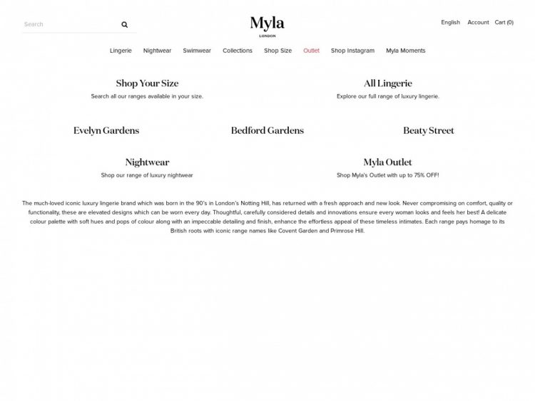 30% Off Sitewide at Myla Coupon Code