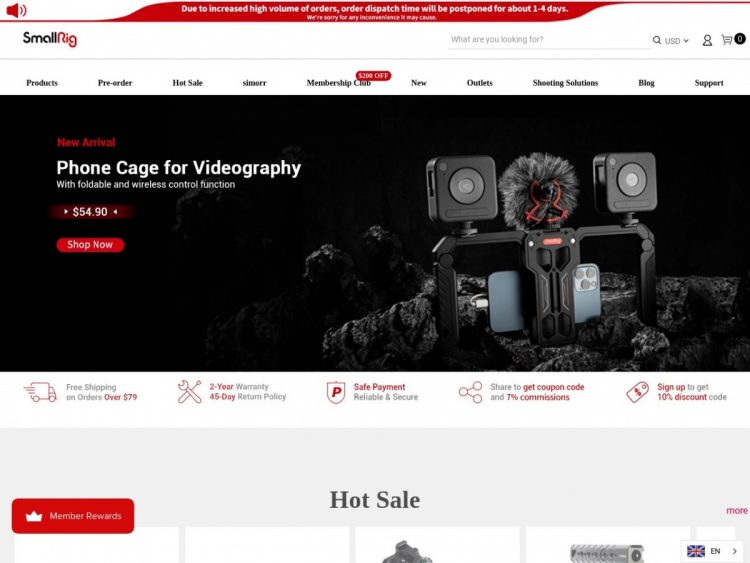 10% Off Sitewide at SmallRig Coupon Code