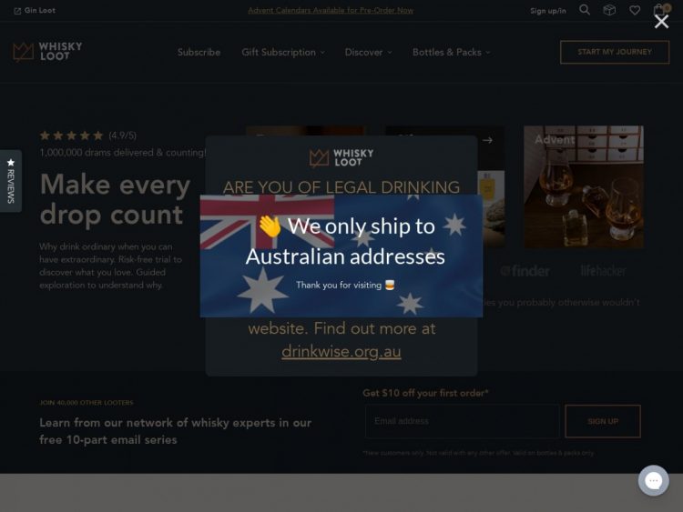 25% Off Whisky Tasting Packs at Whisky Loot Coupon Code